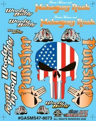 Slixx 8073 Gasser Mini Sheet #47 1/24 1/25 waterslide decal - Image 1 of 1