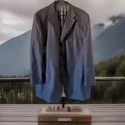 Chaqueta de Traje Gianni Versace Hombre Talla 46R Acero Gris Blazer Versace Abrigo Italia Foto 1 de 4