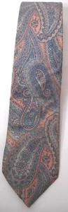 Corbata para hombre Surrey Sophisticates seda estampado cachemir salvaje 55 1/2" EE. UU. Italia tela - Imagen 1 de 6