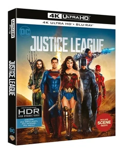 Justice League (4k+Br) (4K UHD Blu-ray) Gadot Wright Momoa Nielsen Adams - Picture 1 of 2