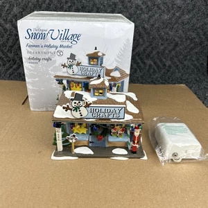 Dept 56 Originale Villaggio della Neve Artigianato Vacanze, Mercato Vacanze Contadino RARO DA TROVARE! - Foto 1 di 12