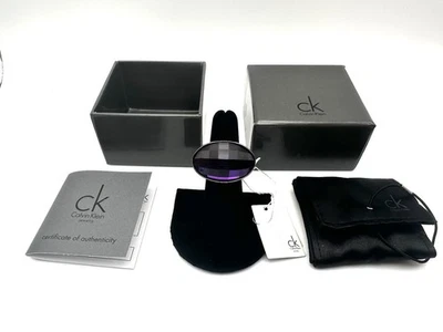 ANILLO CALVIN KLEIN MUJER MORADO TALLA 5.5 NUEVO CON ETIQUETAS Y CAJA KJ10BR011206 Foto 1 de 4