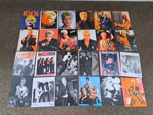 Billy idol set of 24 post cards superb condition A+ postcards - Picture 1 of 1