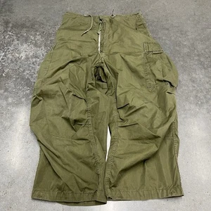 Vintage M- 1951 shell pants US ARMY lightweight ARCTIC military CARGO size M - Picture 1 of 7