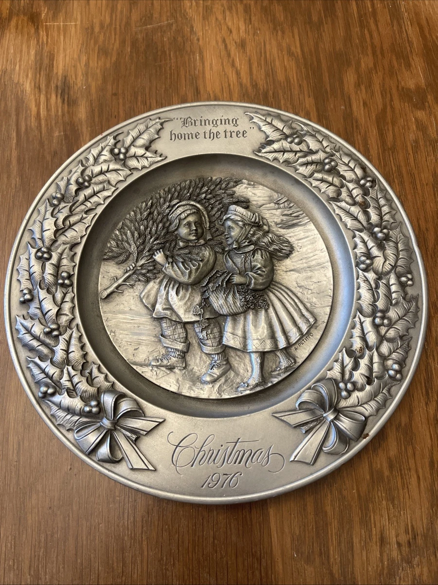 International Pewter Plate In Decorative Collector Plates for sale