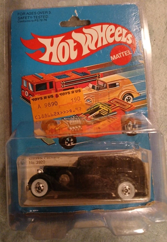 Vintage 1982 MATTEL Hot Wheels ~ Classic Packard No. 3920 ~ 1:64 Scale ~ NOC - Image 1 of 4