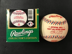 VTG Rawlings 1997 MLB All-Star Game Collectors Ball w/BOX Cleveland Indians WOW! - Picture 1 of 13