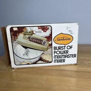 NEW VTG 1976 Sunbeam Heavy Duty Burst of Power MIXMASTER Hand Mixer Prop READ - Picture 1 of 24