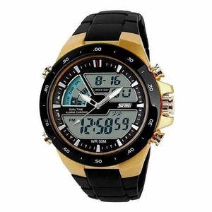 Reloj cronógrafo analógico digital para hombre - esfera grande estilo deporti... - Imagen 1 de 4