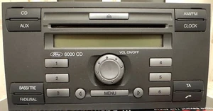 AUTORADIO FORD Fiesta mkV 5° Serie 6S61-18C815-AJ (2005 2006 2007 2008) OTTIMA - Foto 1 di 4