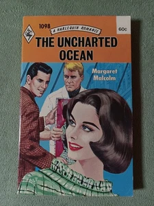 THE UNCHARTED OCEAN MARGARET MALCOLM PB PAPERBACK A HARLEQUIN ROMANCE BOOK VTG - Picture 1 of 7