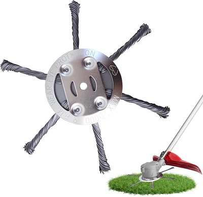 Testina Tagliaerba per Decespugliatore,  Testina Tagliaerba in Filo Acciaio,Test - Immagine 1 di 4