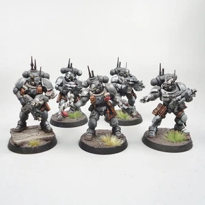 Warhammer 40k Ejército Espacio Marines Negro Templarios Infiltrators x5 Pintado - Imagen 1 de 5