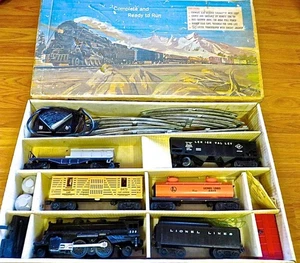 LIONEL 11540-500 Complete 1966 6 Unit Seam Freight Set with Headlight & Smoke OB - Picture 1 of 15
