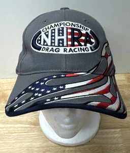 Championship NHRA Drag Racing Est 1951 Baseball Cap grau OS verstellbar patriotisch - Bild 1 von 12