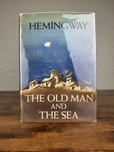 THE OLD MAN AND THE SEA BY ERNEST HEMINGWAY 1952 HC DJ VG EARLY PRINTING P-7.58 - Bild 1 von 10