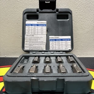 Matco 10 Piece Screw Extractor Set SES10-MISSING ONE, 1/8" BIT, ONLY 9 PIECE SET - Bild 1 von 4