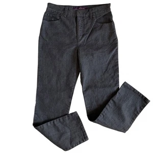 Pantalones de mezclilla clásicos Gloria Vanderbilt para mujer Amanda 6P ajustados grises enjuague tiro medio - Imagen 1 de 7