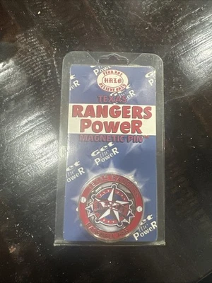 MLB Texas Rangers Power Magnetic Pin Badge By Halo Sports NEW - Image 1 of 2