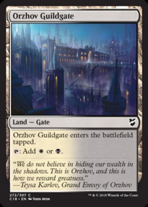 Orzhov Guildgate - Light Play MTG Commander 2018 - Image 1 of 1