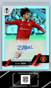 2021-22 Merlin Chrome UEFA Champions League #A-ZI Zidane Iqbal Autographs - Picture 1 of 2