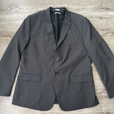 Calvin Klein Slim Fit Suit Blazer Mens 2XL Black New - Image 1 of 4