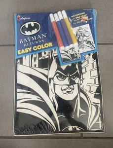 Vintage Colorforms 1992 Batman Returns Easy Color Poster Kit #9202 NOS Sealed - Bild 1 von 5