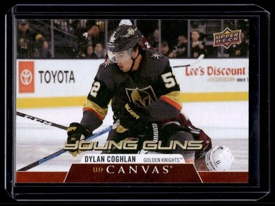 2020-21 Upper Deck UD Canvas Dylan Coghlan Rookie Vegas Golden Knights #C218 - Image 1 of 2