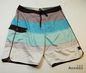 Rip Curl Surf Men's Shorts Flat 15'' Act 30 Board Drawstring - Picture 1 of 10