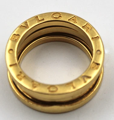Anillo Bulgari Bvlgari Oro Amarillo 18K 750 B.zero1 8.1 Gramos Talla 4.25 o 48 Foto 1 de 4