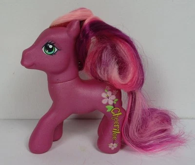 My Little Pony MLP G3 Cheerilee Hasbro Figure Name On Leg 2007 Cherry Blossom - Image 1 of 4