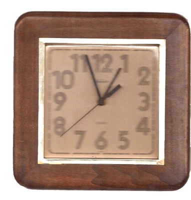 Reloj Eléctrico Sunbeam Cuarzo Marco Madera Hecho en USA Repuestos y Reparación Foto 1 de 2