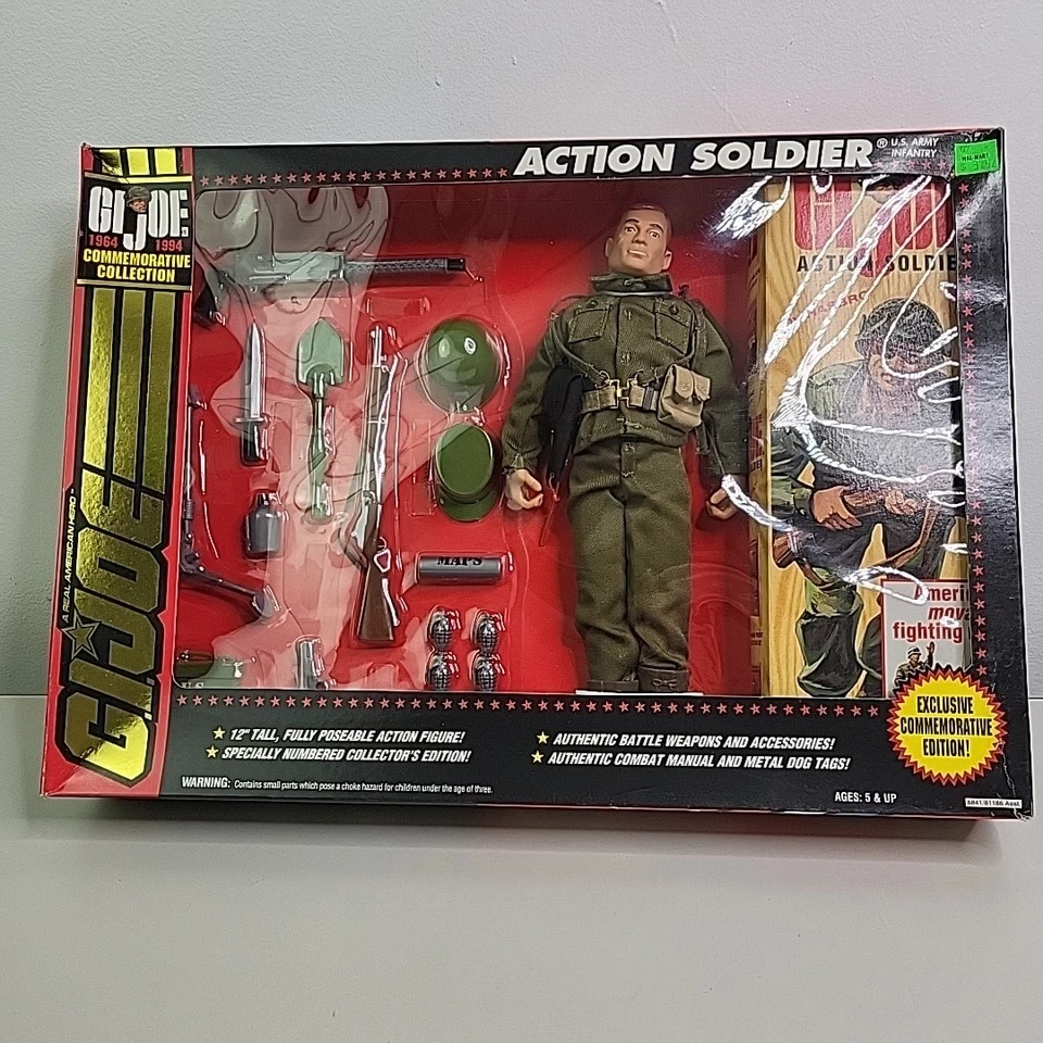 Hasbro Gi Joe Action Soldier Army Infantry Commemorative 1994 12in
