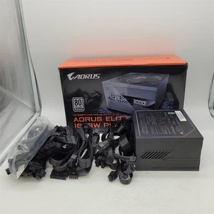 GIGABYTE 1000W 80 Plus Platinum Fully Modular Power Supply -NOT WORKING- - Zdjęcie 1 z 5