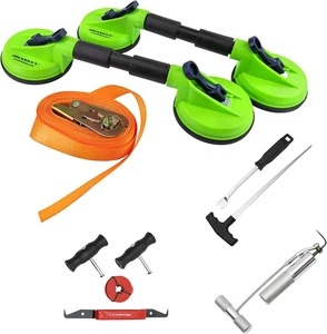 Set Di Attrezzi Professionali per La Rimozione Del Parabrezza, Con Ventosa Solle - Foto 1 di 12