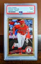2020 Topps Choice SHOHEI OHTANI Gold /50 2011 Design PSA 9 MINT pop 1/1 Angels