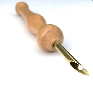 Punch Needle Felting Tool Wooden Craft Sewing Embroidery Pen Threader Craft - Picture 1 of 2