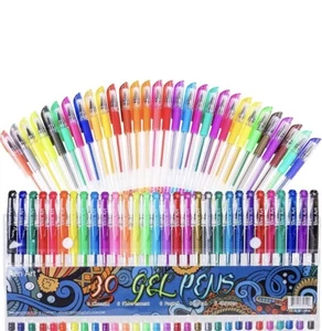 Juego de bolígrafos de gel marcadores de colores bolígrafo con para colorear adultos - Imagen 1 de 8