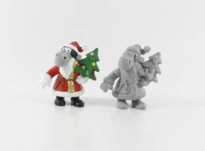 Äffle und Pferdle = 2x Weihnachtsmann Nikolaus Figur Werbefigur Bully Bullyland - Bild 1 von 1