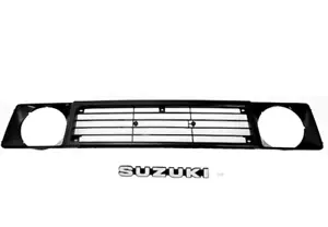 JDM OEM SUZUKI SAMURAI Jimny JA11 Tipo 1 Parrilla Delantera Temprana Radiador Parrilla Emblema - Imagen 1 de 2
