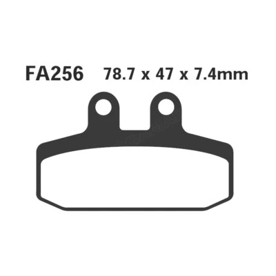 Paire Plaquettes EBC Sp SFA256HH For Honda 100 Sj Bali 1996-2000 - Photo 1/4