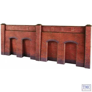 PO244 Metcalfe 00/H0 Scale Retaining Wall in Red Brick - Picture 1 of 1