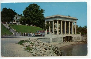 Postal de Plymouth Rock Pórtico, Plymouth, Massachusetts - Imagen 1 de 2