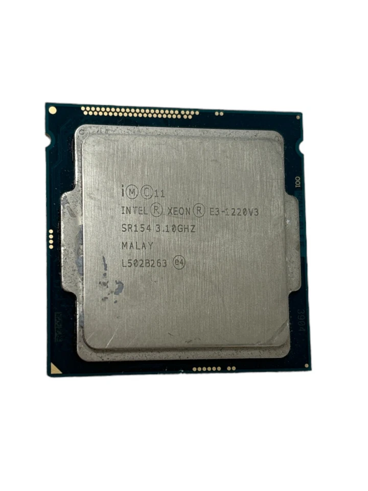 Procesador Intel Xeon E3-1220V3 3,10 GHz cuatro núcleos CPU Socket SR154 LGA1150 Foto 1 de 1