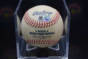 Xander Bogaerts 2020 Spiel gebraucht Doppel MLB authentifizierter Hit Baseball Red Sox - Bild 1 von 2