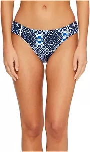 Tommy Bahama Womens Indigo Cowrie Reversible Hipster Bikini Bottoms Mare Navy Si - Picture 1 of 4