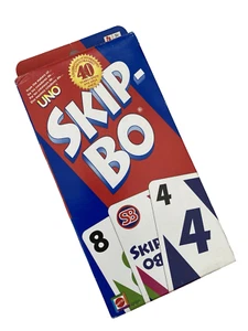 SKIP-BO Family Pocket Travel Holiday Card Sequence Game Complete Skipbo Skip Bo - Picture 1 of 1