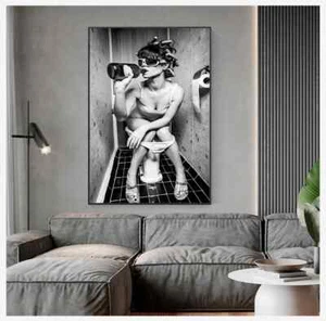 Sexy Girl Wall Art Canvas Painting Canvas Art Home Decor - Bild 1 von 5