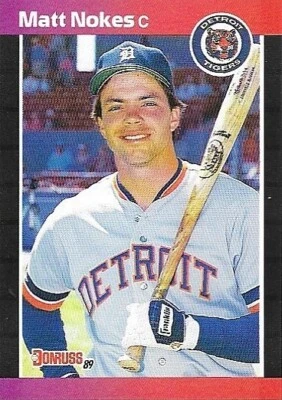 1989 Donruss Matt Nokes Detroit Tigers #116 - Image 1 of 2