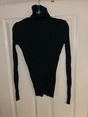 Quiz Black Roll Neck Jumper Size Small - Image 1 of 4